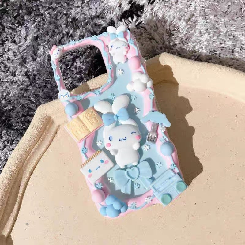 Cinnamorolls handmade phone case 2022 summer