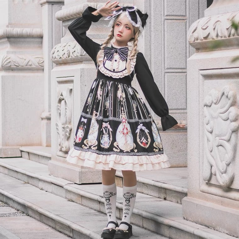 Rabbit's day lolita dress plus size cotton candy curvy body