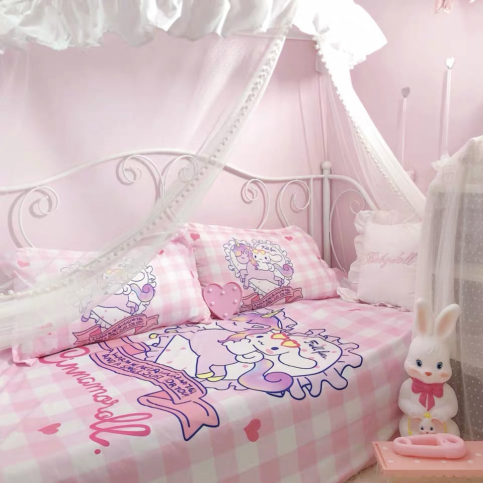 Cinnamorolls unicorn bed linen - EverythingCuteClub