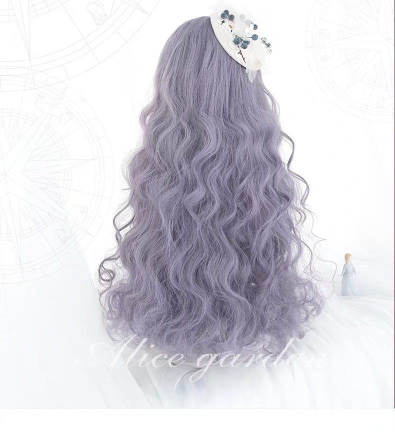 astrological witch grey purple hair wigs - EverythingCuteClub