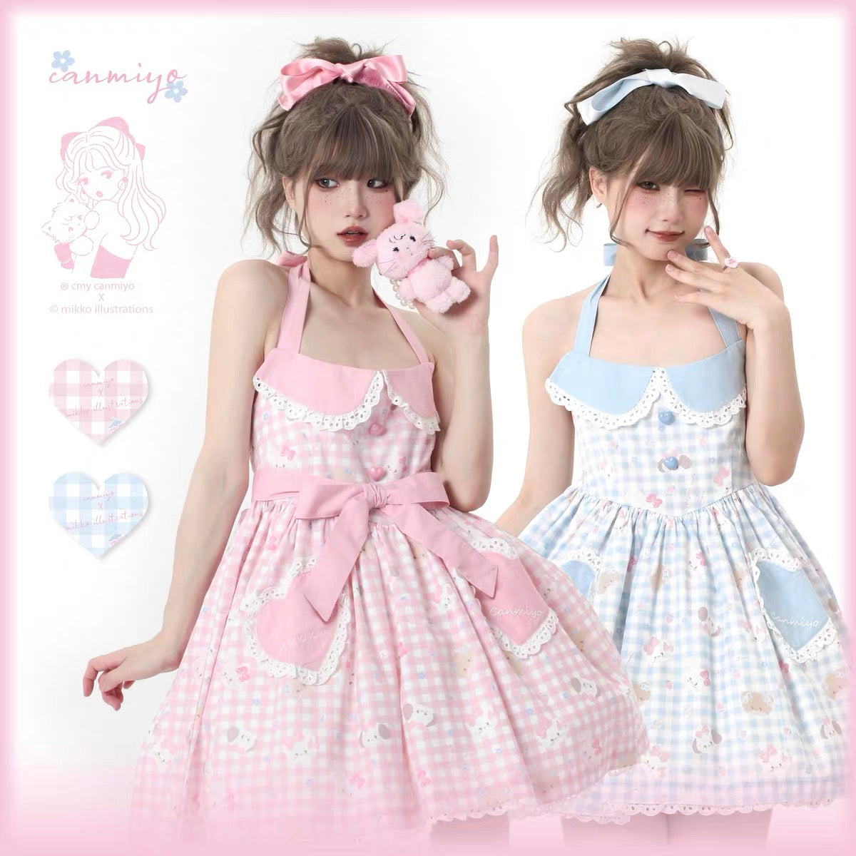 Rabbit ear KC Lolita accessories photo proper cosplay accessories