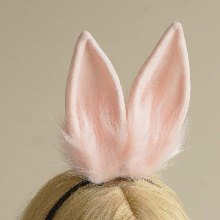 Rabbit ear KC Lolita accessories photo proper cosplay accessories