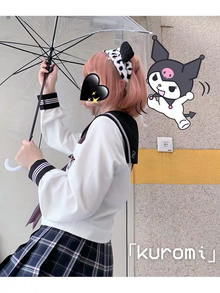 Sanrio collaboration Kuromi JK uniform top