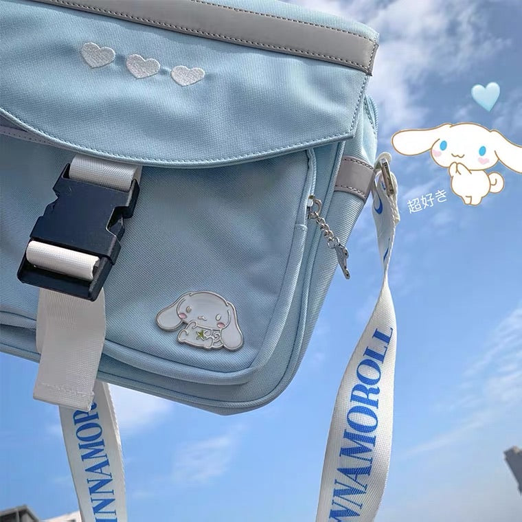 Sanrio collaboration shoulder bag jk 3 hearts bag