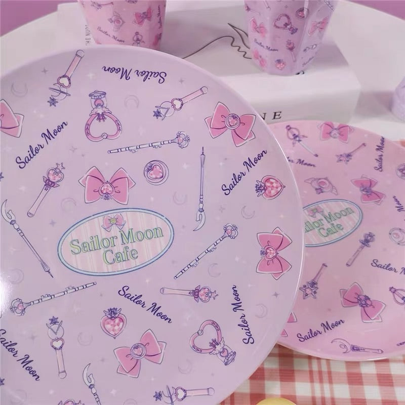 sailormoon cafe cup and plates limited edition - EverythingCuteClub