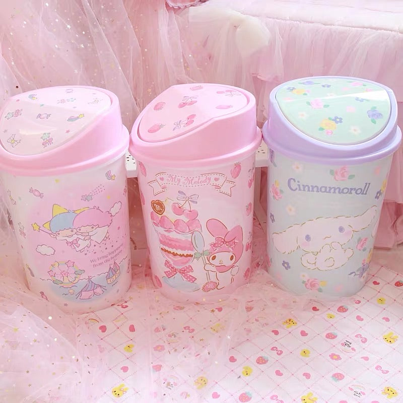 sanrio small garbage bin | EverythingCuteClub