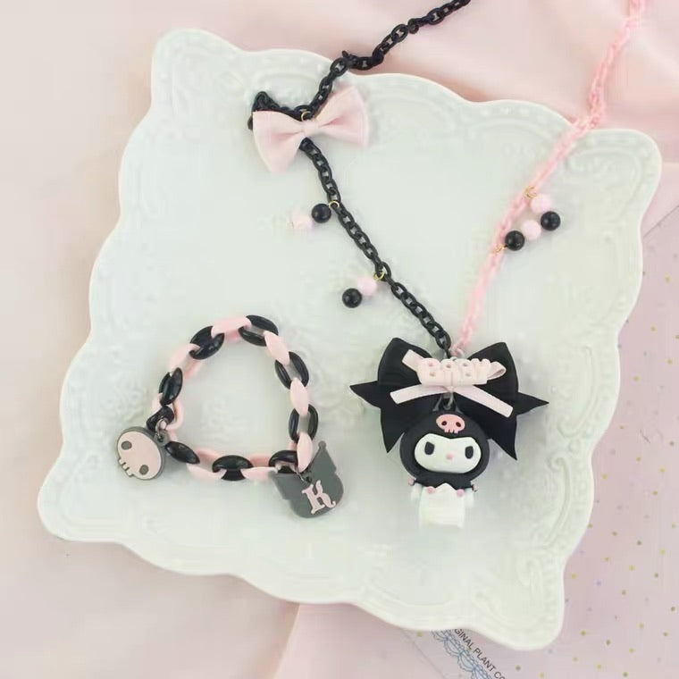 kuromi handmade necklace /Bracelet
