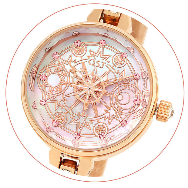 Watch Van Cleef & Arpels Charms Extraordinaire Fée Sakura | Les Cadrans  Extraordinaires Pink Gold - Diamonds - Strap Alligator