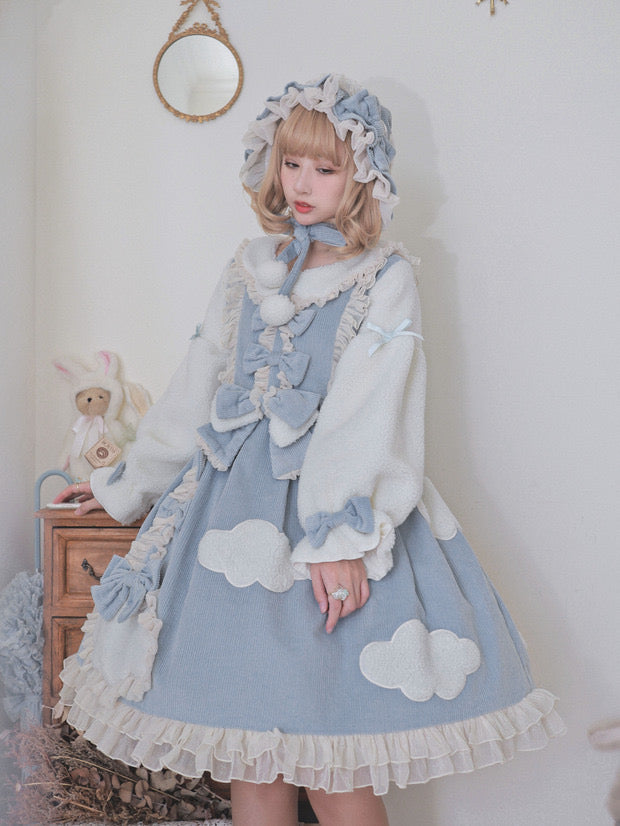 above the cloud winter cloud lolita dress 2021 winter