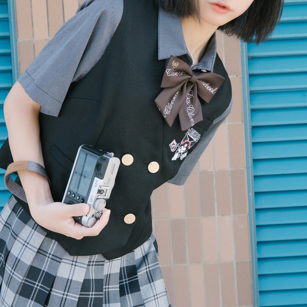 Pre-order Sanrio collaboration jk Japan uniform style vest