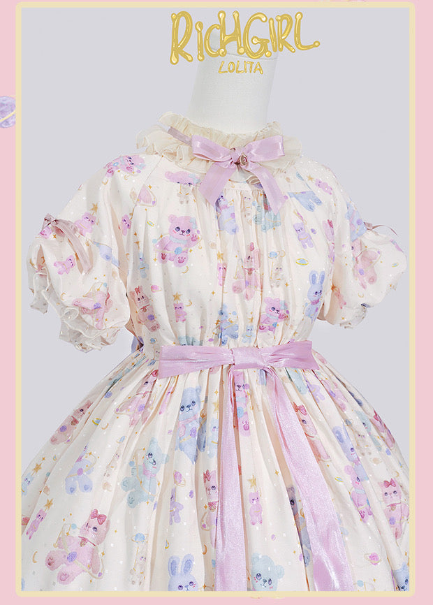 dancing bear purple dress Bear Dance Purple Shimmer Mini Dress