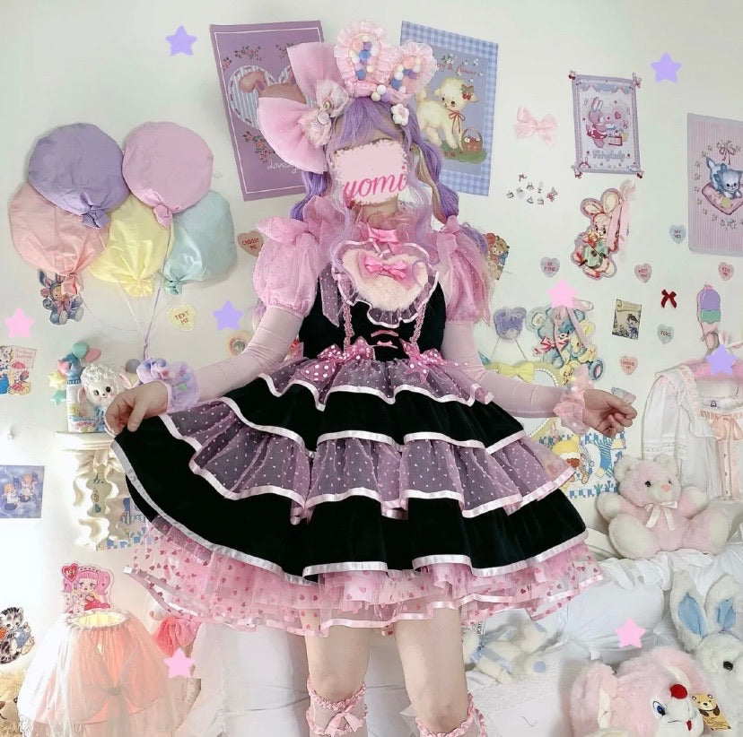 Sweet rabbit Peach bunny Lolita dress