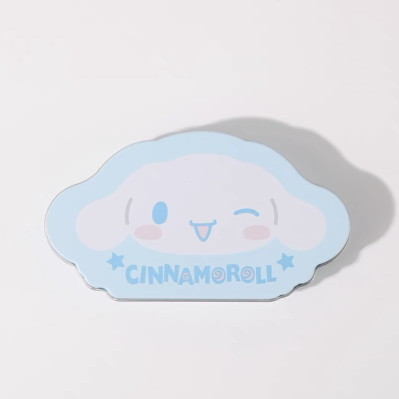 i put this cute hello kitty sleeping mask on cinnamonroll!! : r/sanrio