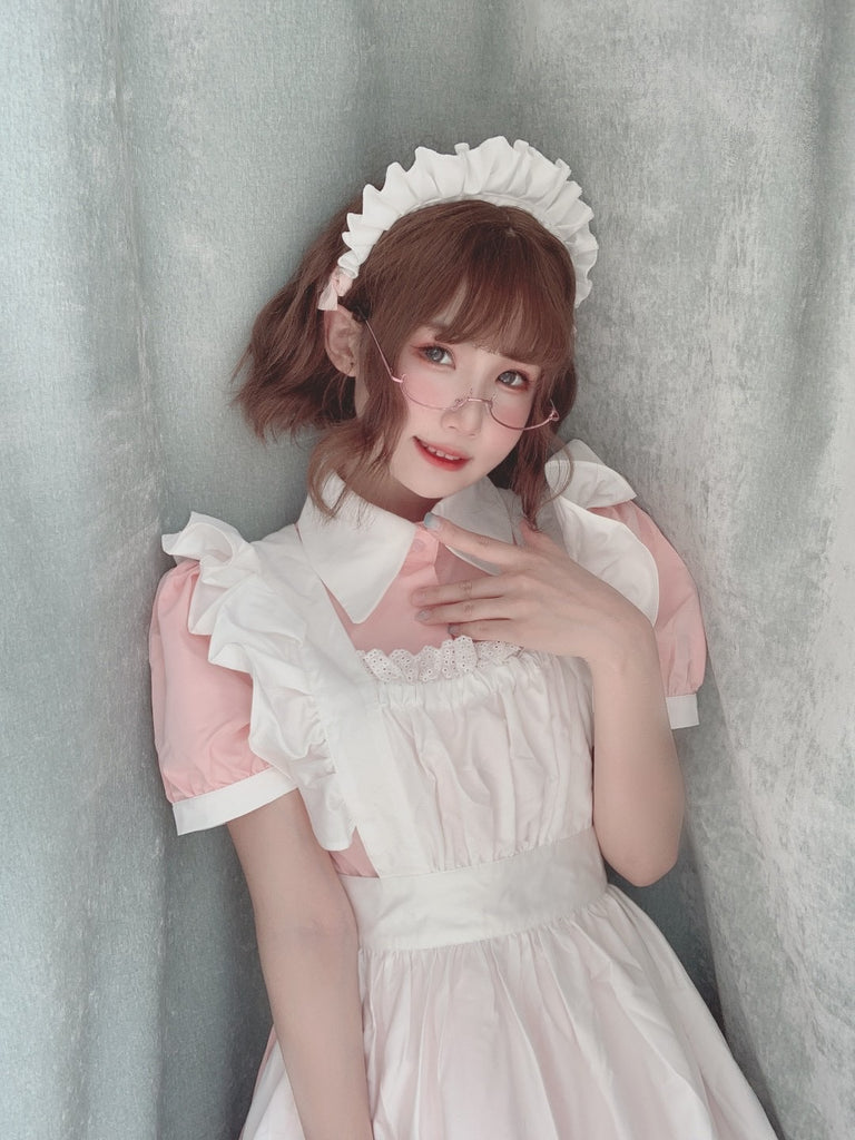 Japan anime maid dress set cosplay