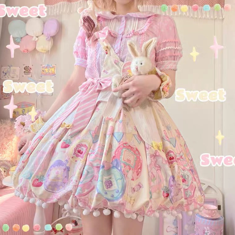 Sweet heart cutie Lolita SK skirt
