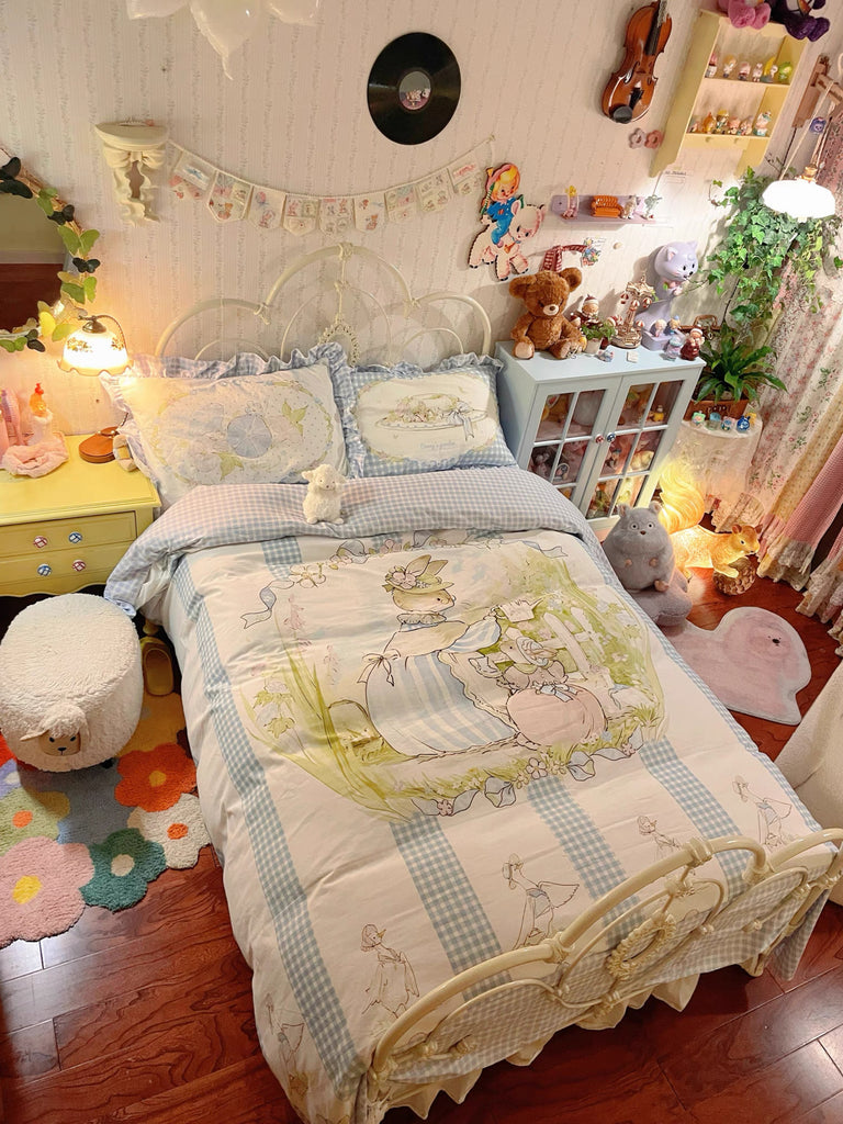 Bunny’s garden licensed bedding set cotton