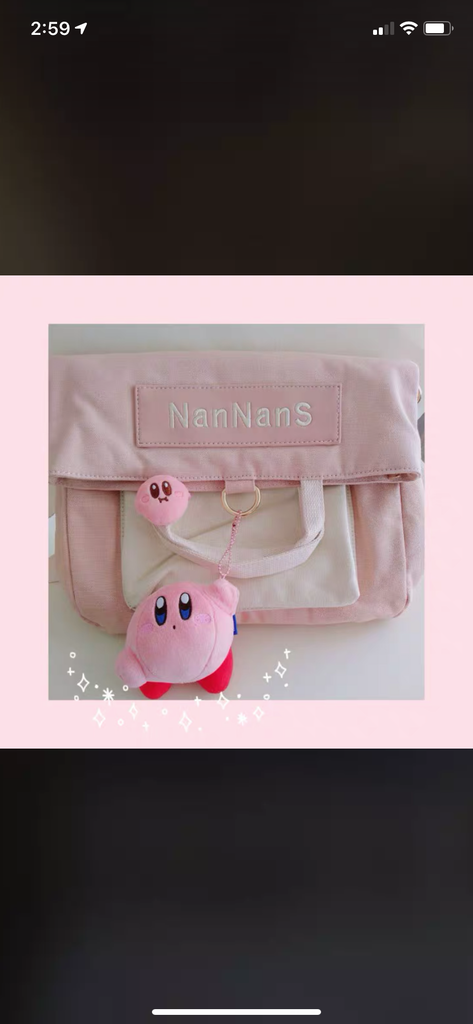 NanNans canvas bag