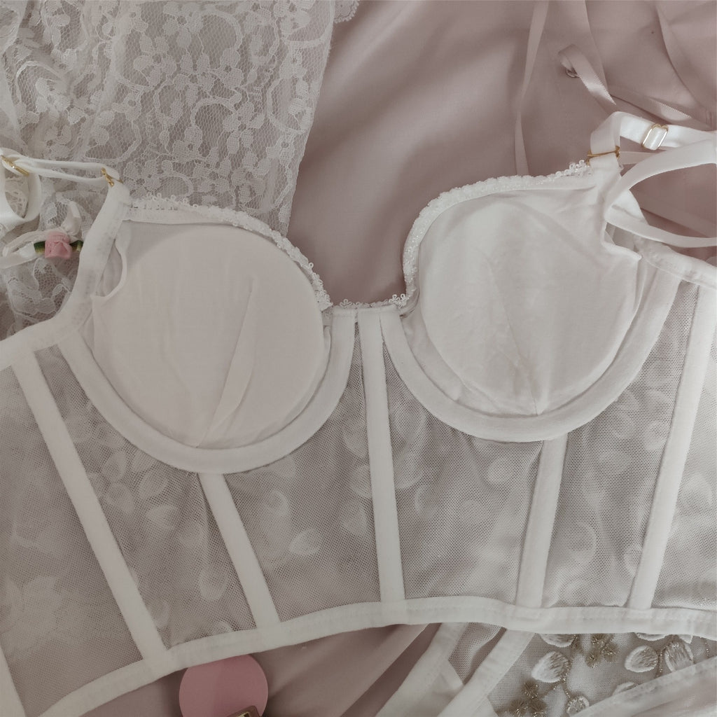 Flower girl corsets bustiers underwear sets