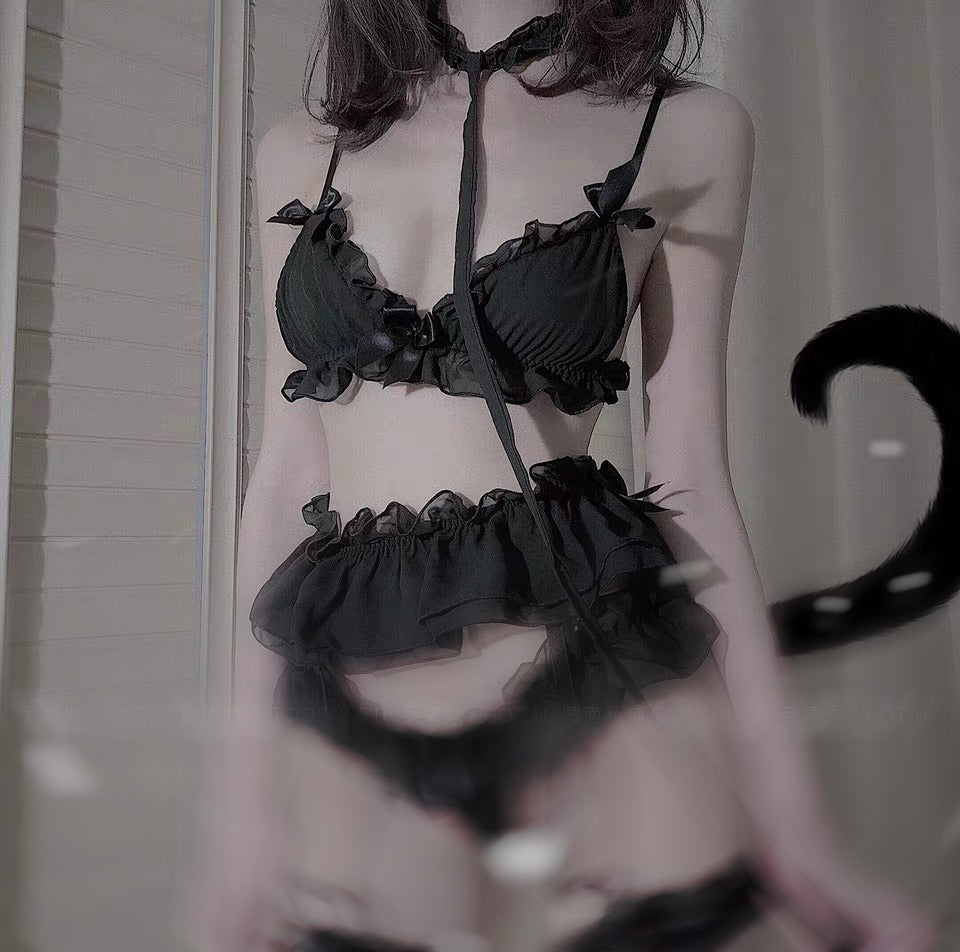 be your cat cosplay lingerie sexy and cute set