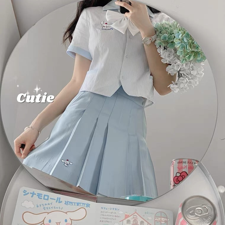 Pre-order Sanrio collaboration 2021 summer super cute ulzzang Korean style uniform