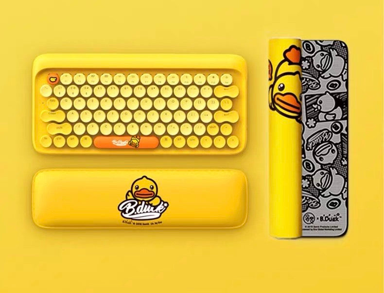B duck Bluetooth mechanical keyboard mouse sets - EverythingCuteClub