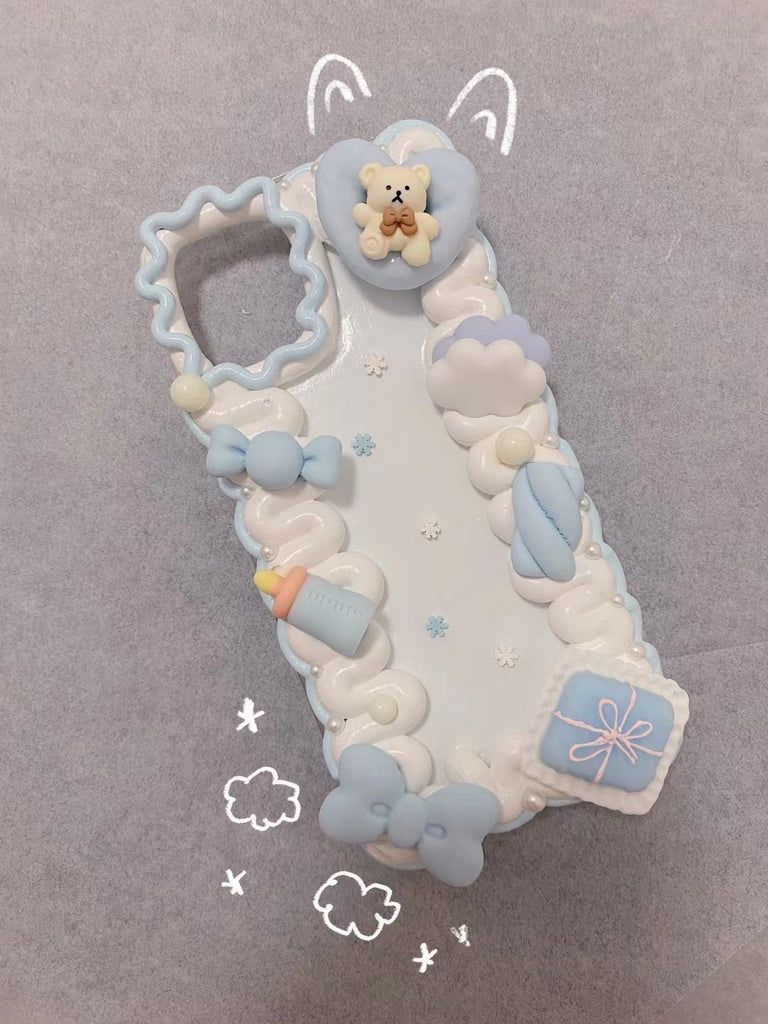 Little bear phone case handmade