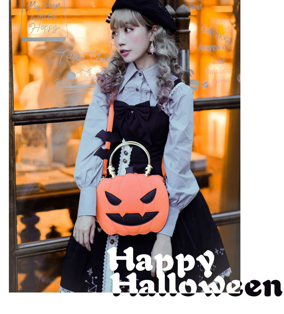 Halloween pumpkin crossbody bag