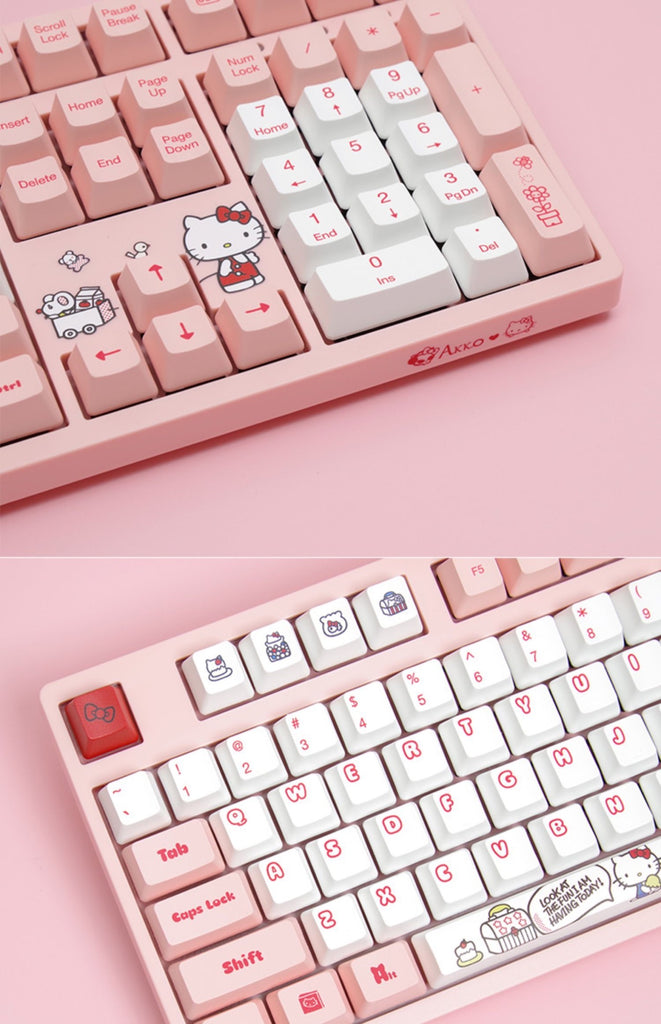 Sanrio Hellokitty Akko mechanical keyboard