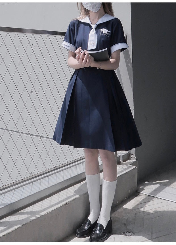 Pre-order Sanrio collaboration 2021 SS Cinnamoroll short sleeve seifuku dress