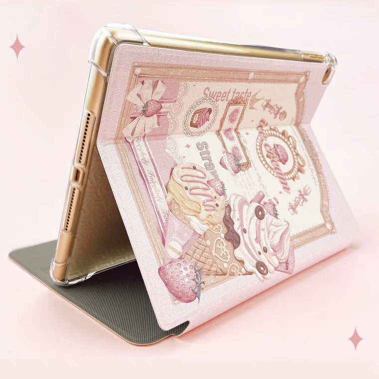 ice cream Girly iPad case bear original design
