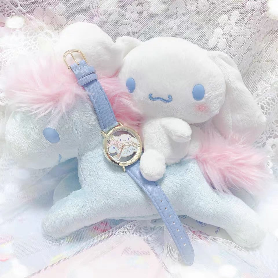 sanrio Cinnamoroll unicorn babyblue watch - EverythingCuteClub