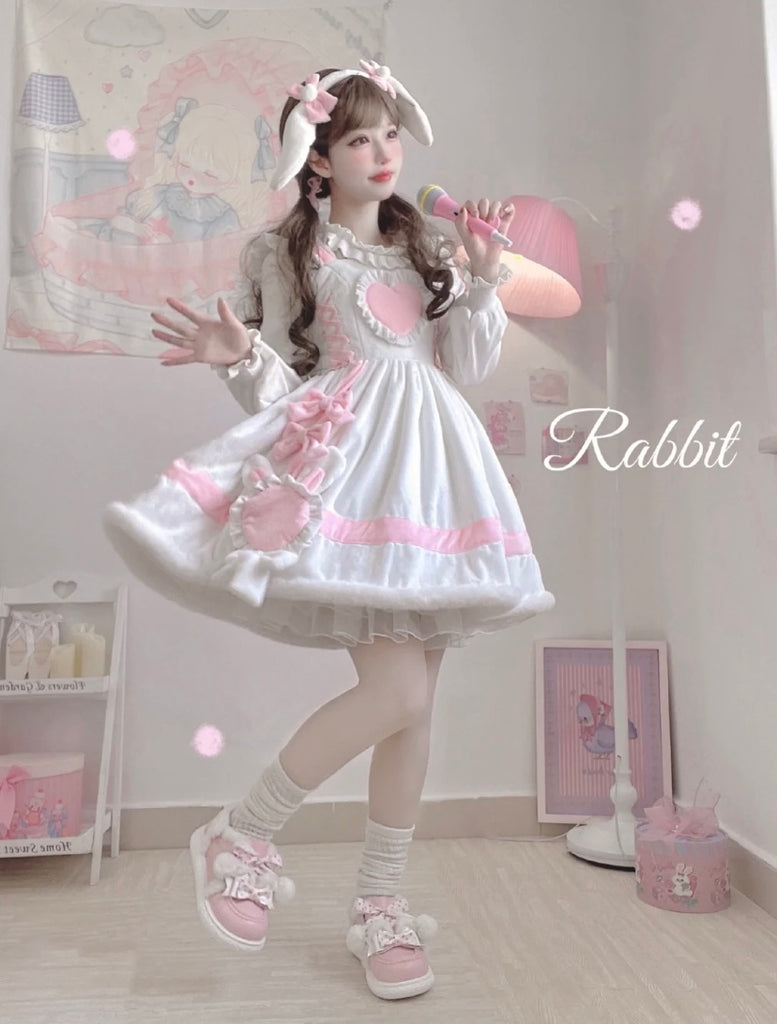 Pre-order Rabbit heart lolita dress