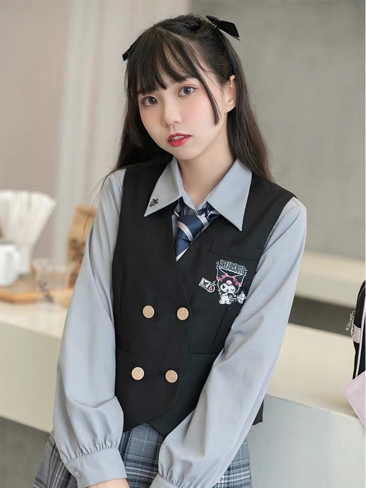 Pre-order Sanrio collaboration jk Japan uniform style vest