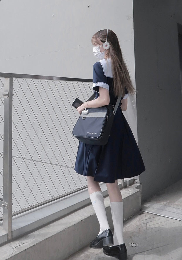 Pre-order Sanrio collaboration 2021 SS Cinnamoroll short sleeve seifuku dress