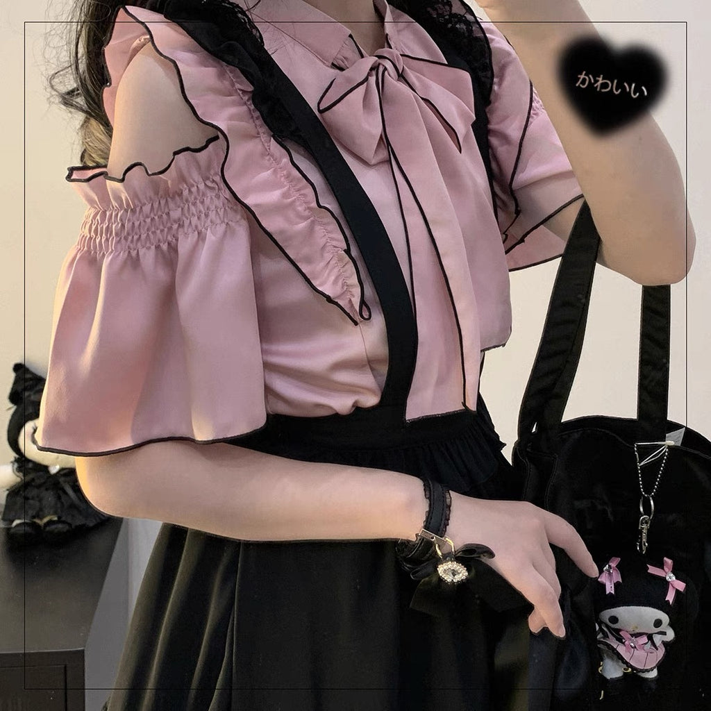 miss rabbit jiraikei shirt / strap dress