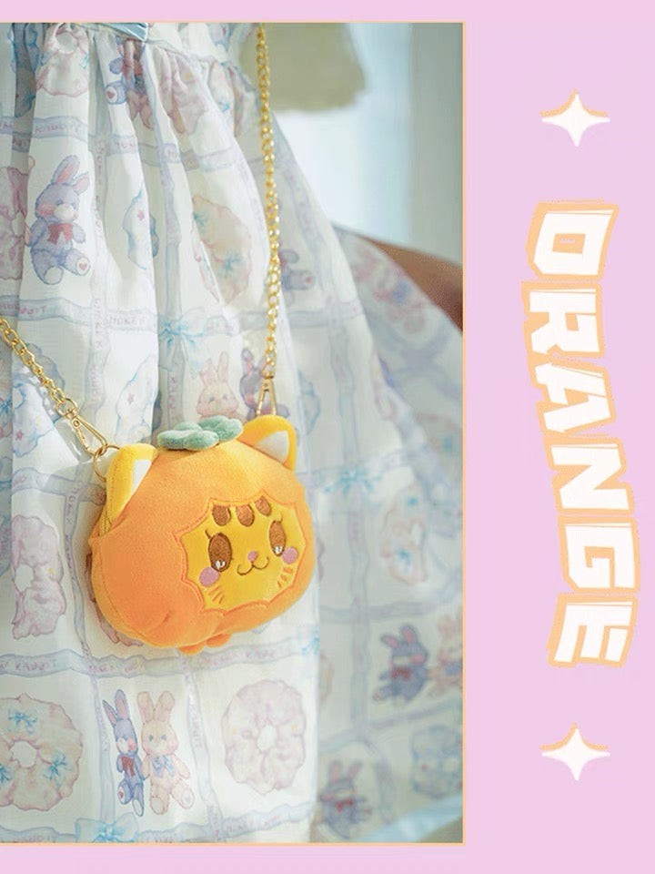 Tangerine Cat plushies bag (you can change its clothes)