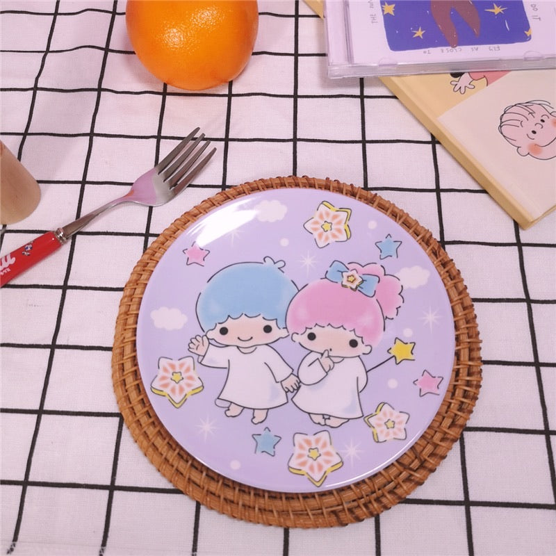 Sanrio little twin star plates