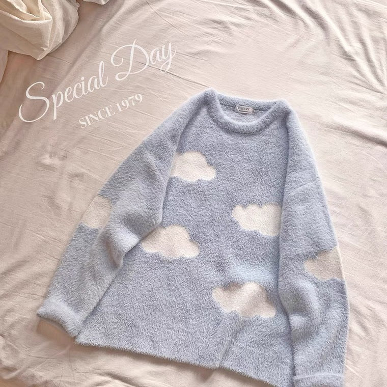 cloud fleece sweater