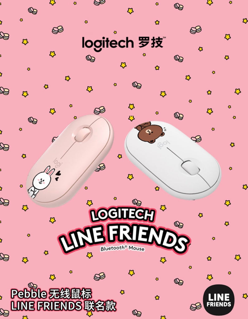 Logtech Line Friends logitech X line friends Bluetooth mouse for iPad and any laptop ...