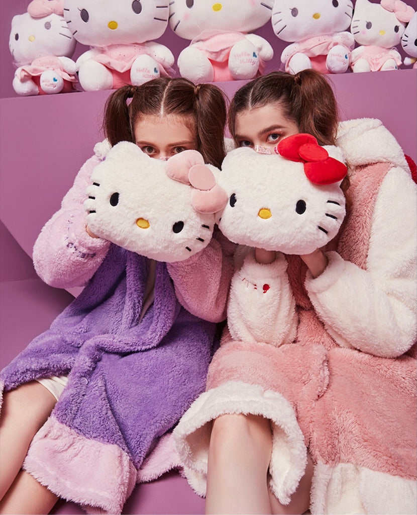 Hello kitty pyjamas lounge dress coat