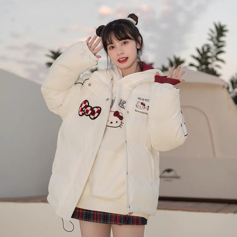 Pre-order Sanrio collaboration puff jacket limited edition