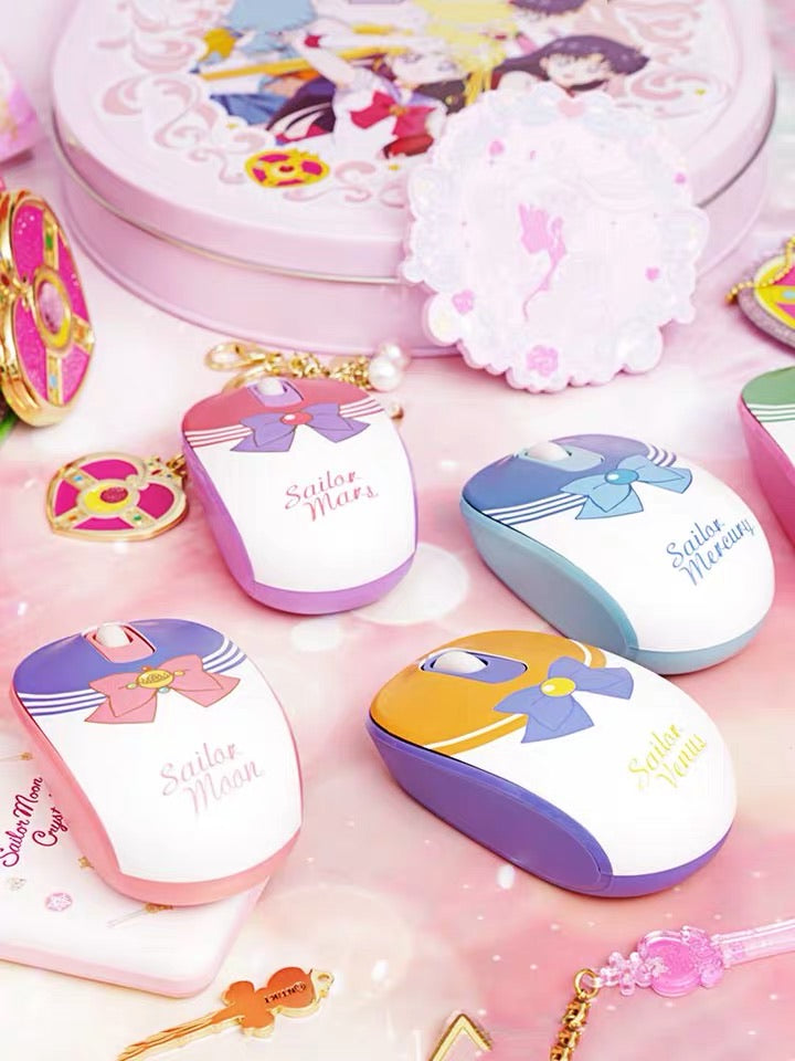 Sailormoon Jupiter Mars Venus mercury bluetooth mouse - EverythingCuteClub