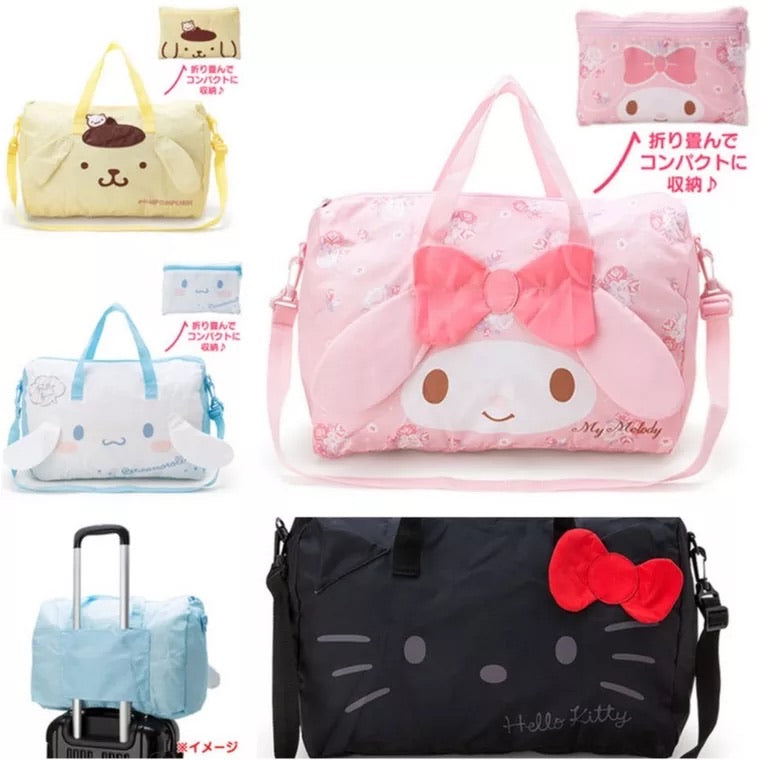 Sanrio Hello Kitty Kuromi Luggage Bag Travel Duffel Bags Handbag