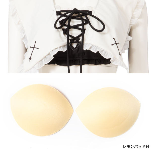 Cross sailor collar swimsuit set