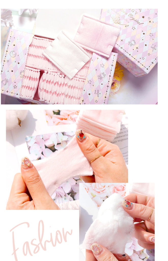 sailor moon makeup cotton pads