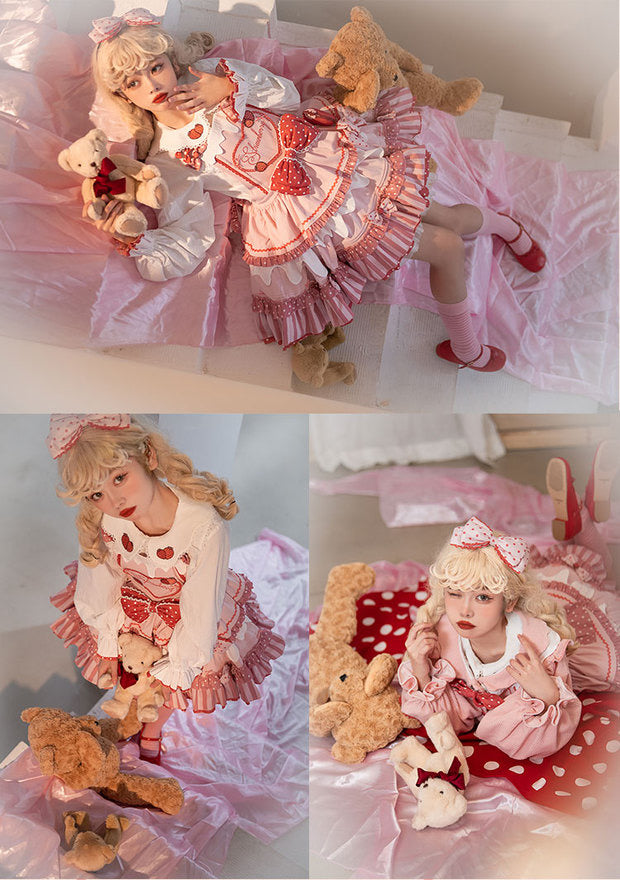 Strawberry creampie lolita dress premium