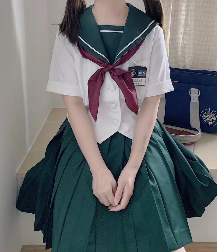 Inuyasha Kagome Higurashi (日暮 かごめ) same style Japan uniform skirt cosplay / daily
