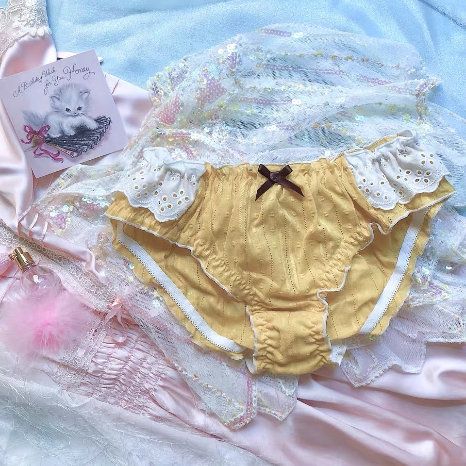 Summer night tea girly panties underwear - EverythingCuteClub