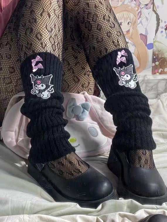Mymelody / kuromi style loose socks