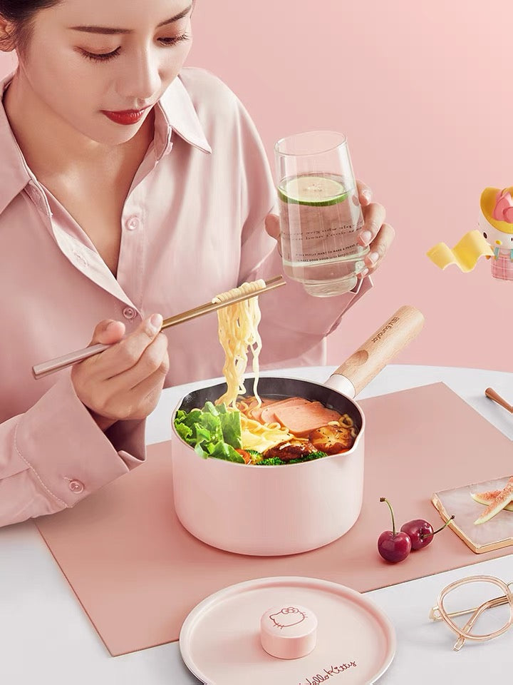 Sanrio licensed pink cookware Hellokitty 16cm saucepan 6.2inch
